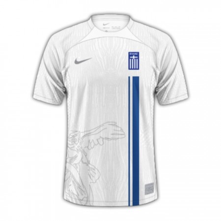 Camisolas Grécia 1º Equipamento Principal 2024 Manga Curta